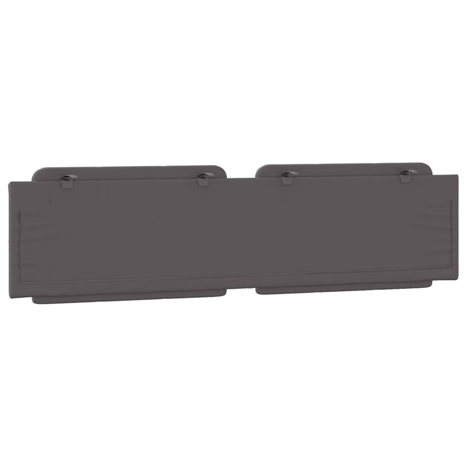 vidaXL Poduszka na wezgłowie, Zadar, szara, 200 cm, sztuczna skóra