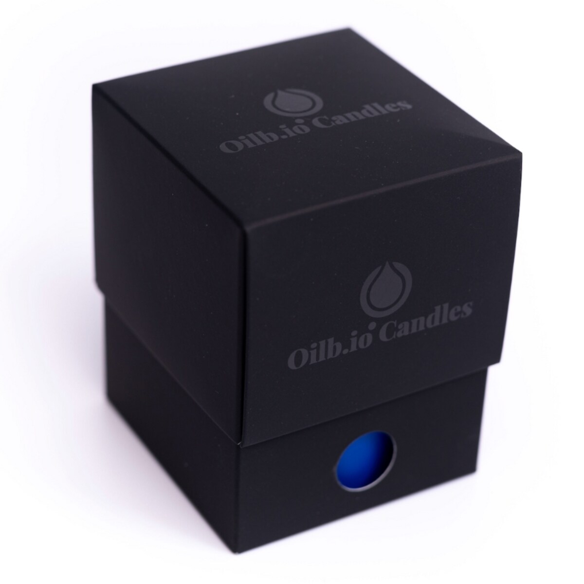 świeca Happy Hue Scents Deep Azure Calm — zapal i poczuj elegancki spokój wokół siebie.