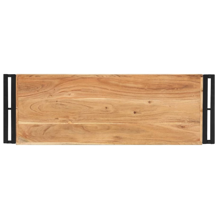 vidaXL Stolik typu konsola, 90 x 30 x 75 cm, lite drewno akacjowe
