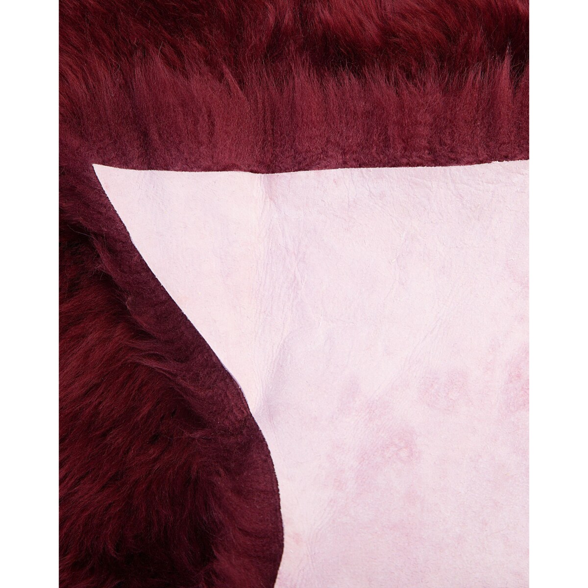 Skóra owcza bordowa ULURU