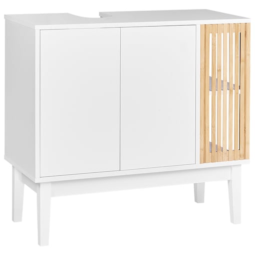 Szafka łazienkowa pod umywalkę NUBES 80 cm Biały