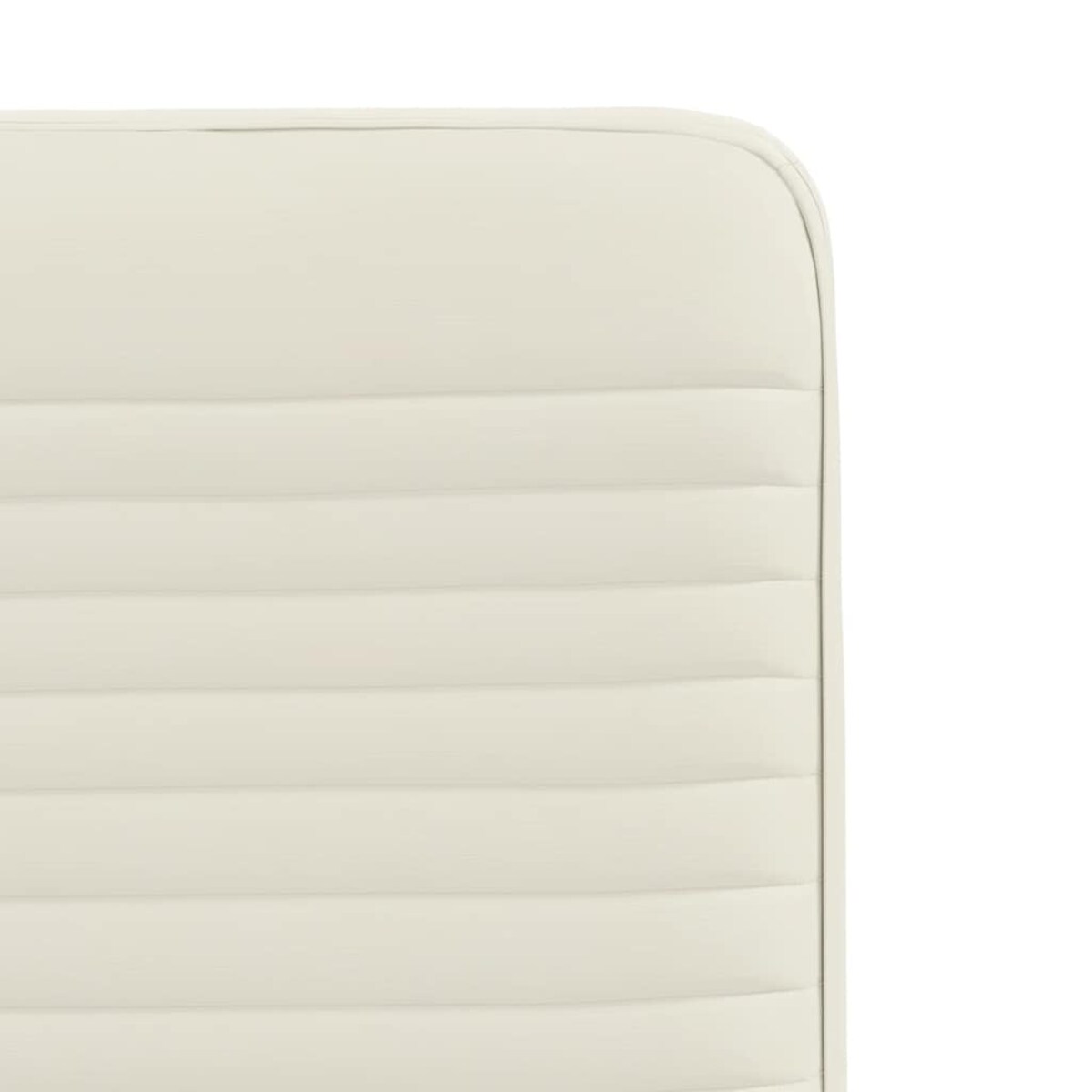 vidaXL Krzesła stołowe, 4 szt., kremowe, obite aksamitem