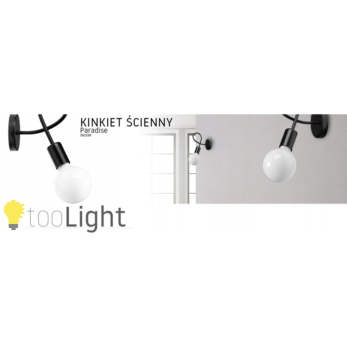 Lampa Kinkiet Ścienny Metalowy Loft Gold Paradise