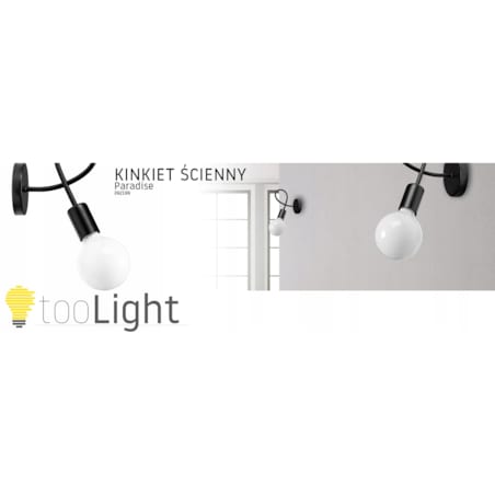 Lampa Kinkiet Ścienny Metalowy Loft Gold Paradise