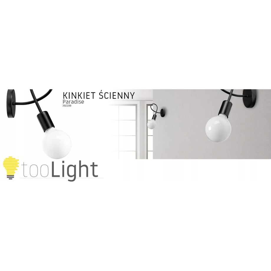 Lampa Kinkiet Ścienny Metalowy Loft Gold Paradise