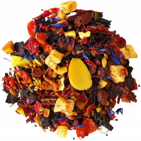 Sypana herbata owocowa MAGICZNA NOC dzika róża hibiskus 150g premium super