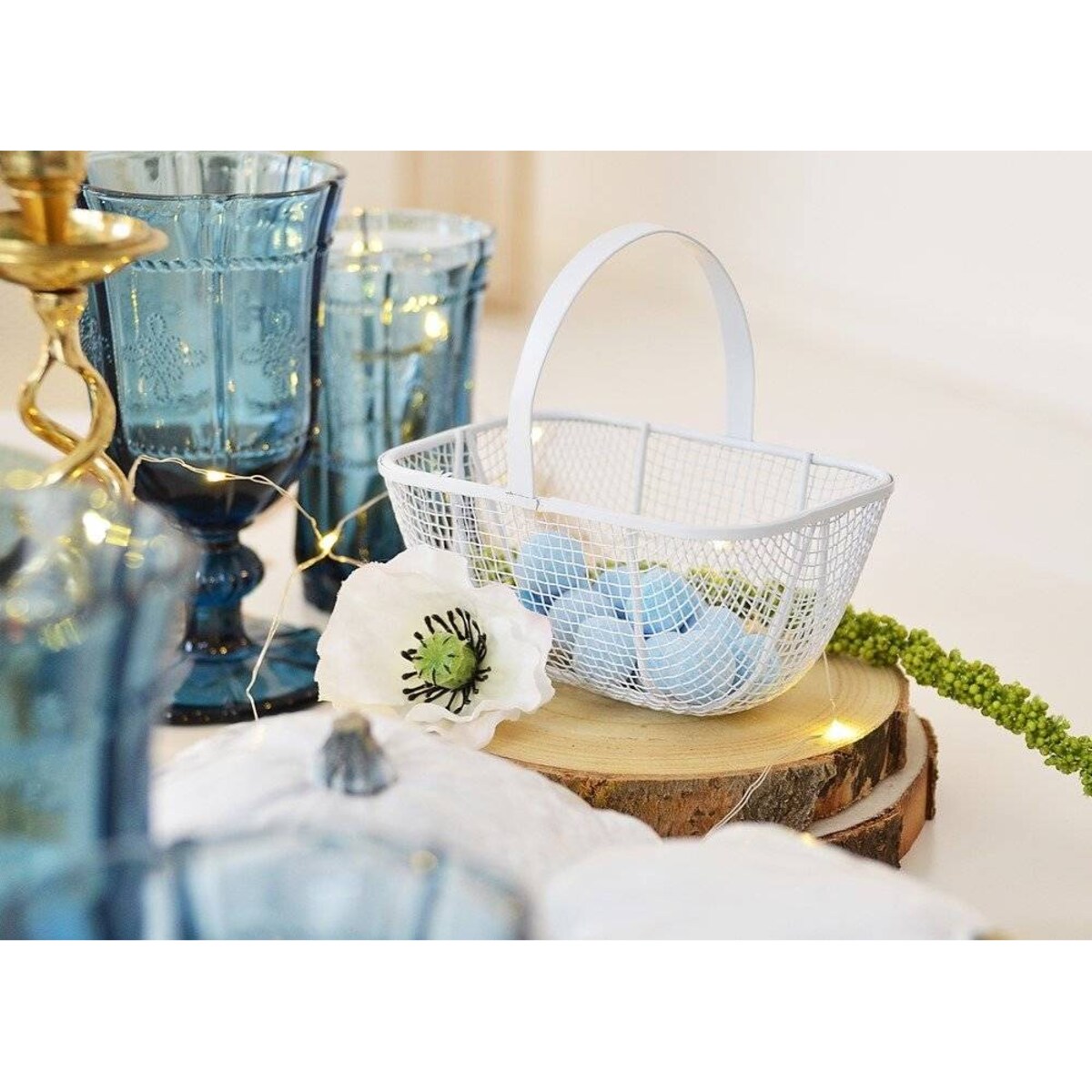 Drewniane podkładki pod talerze NATURAL, zestaw 4 sztuk