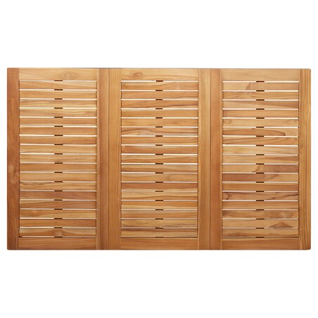 Zestaw do jadalni vidaXL 5 częściowy z litego drewna tekowego, Stół do jadalni na zewnątrz vidaXL 150x90x75 cm z litego drewna tekowego, Zestaw krzeseł ogrodowych vidaXL 4 sztuki z litego drewna tekowego i metalu