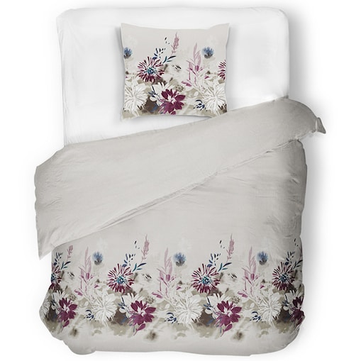 LANIUS komplet pościeli z bawełny satynowej, kwiatowy wzór, 140x200