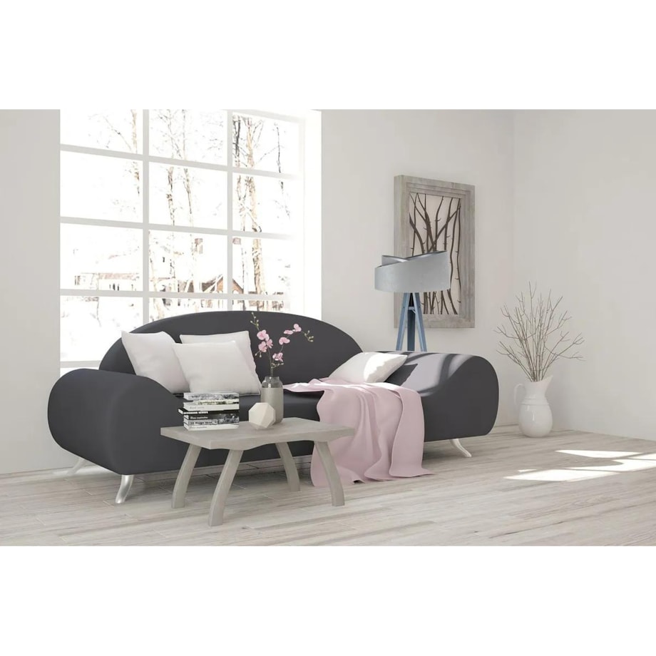 Lampa stojąca GEMSTONE szara/srebrna