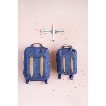 Fresk Plecak Złote kropki Indigo