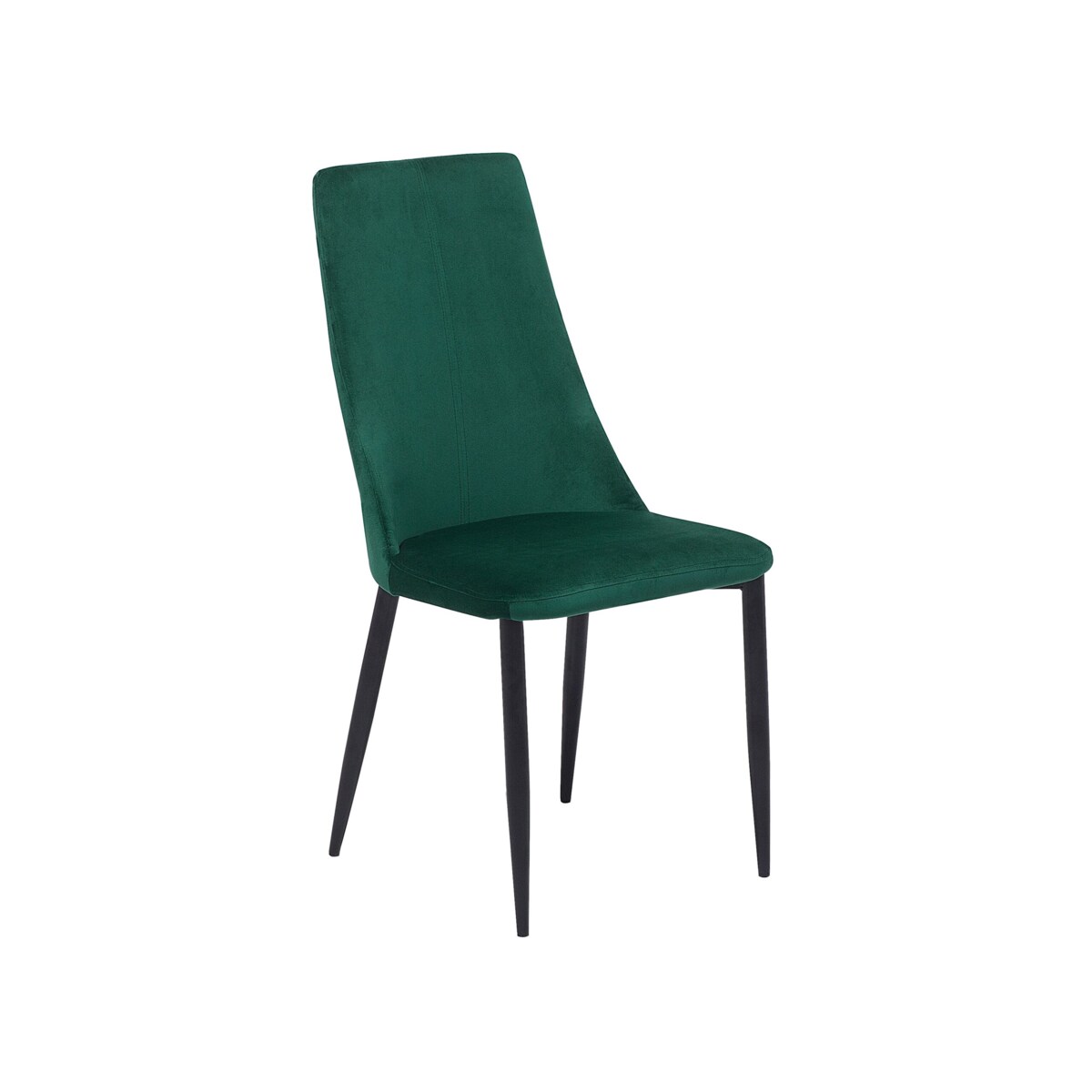 Zestaw 2 krzeseł do jadalni welurowy zielony CLAYTON