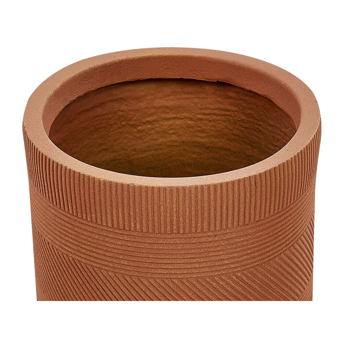 Doniczka ⌀ 31 cm złoty brąz VOULA