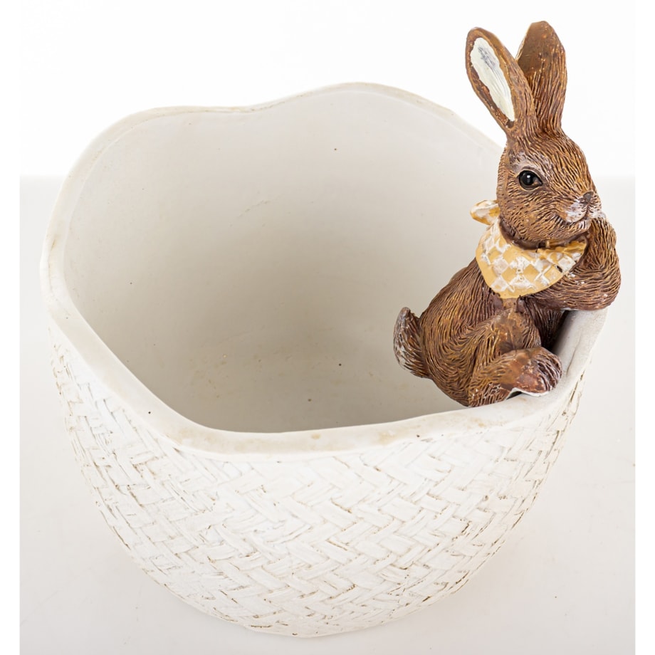 Osłonka z zajączkiem 13,5x12,5x12,5cm JOYA