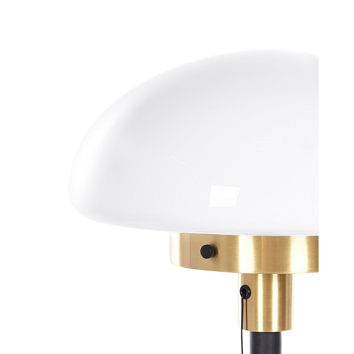 Lampka stołowa metalowa czarna MINIJA