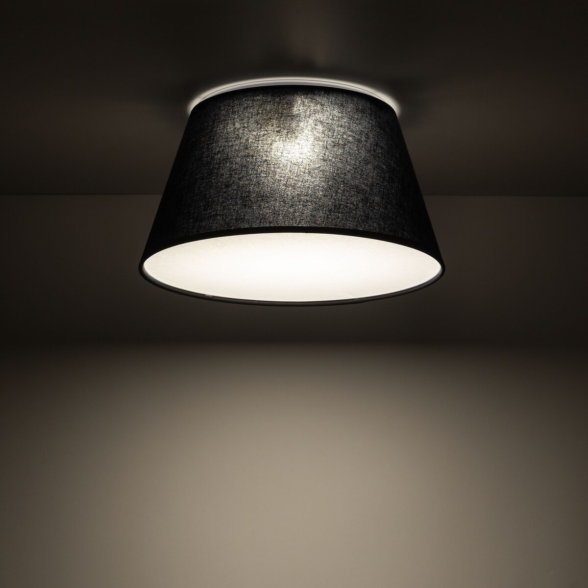Lampa sufitowa TK Lighting FORMO BLACK 380 11206 czarno-biała 38 cm 2xE27 nowoczesna do salonu i sypialni