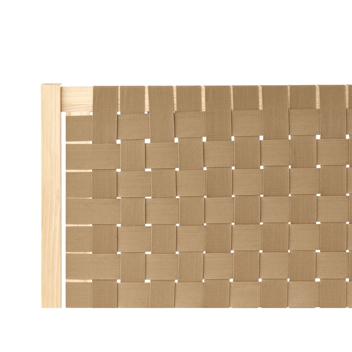 Łóżko Drewno sosnowe BRUNEMONT 160 x 200 cm Jasnobrązowy