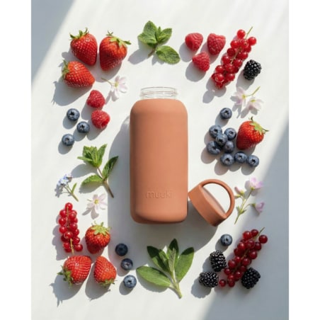 MUUKI DAILY BOTTLE szklana butelka na wodę 720 ml, Canyon Clay