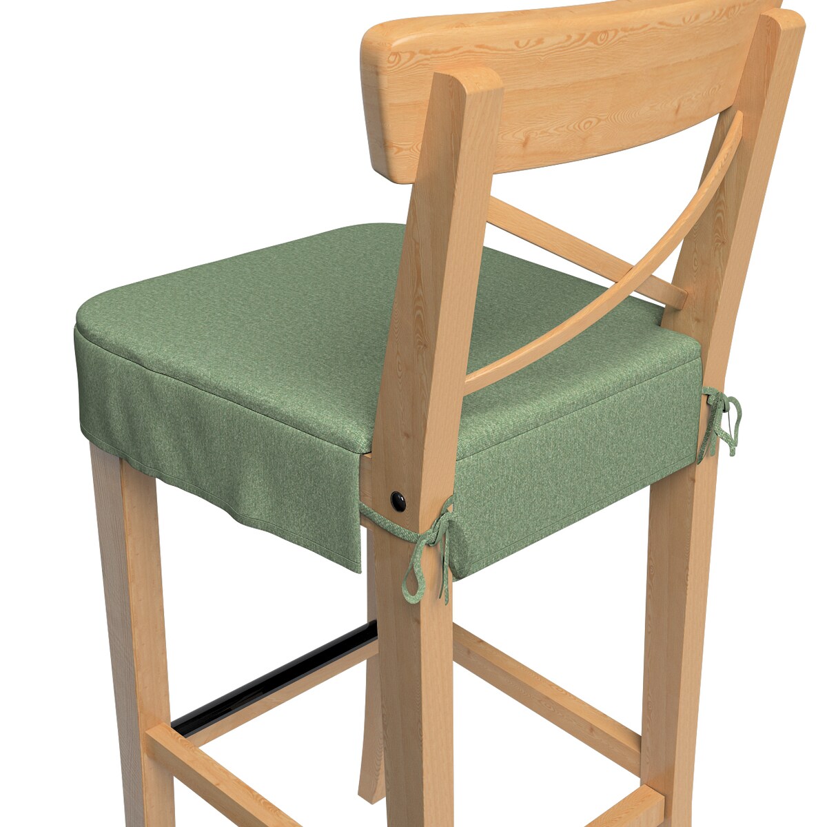 Siedzisko na krzesło barowe Ingolf, zielony melanż, krzesło barowe Ingolf, Amsterdam