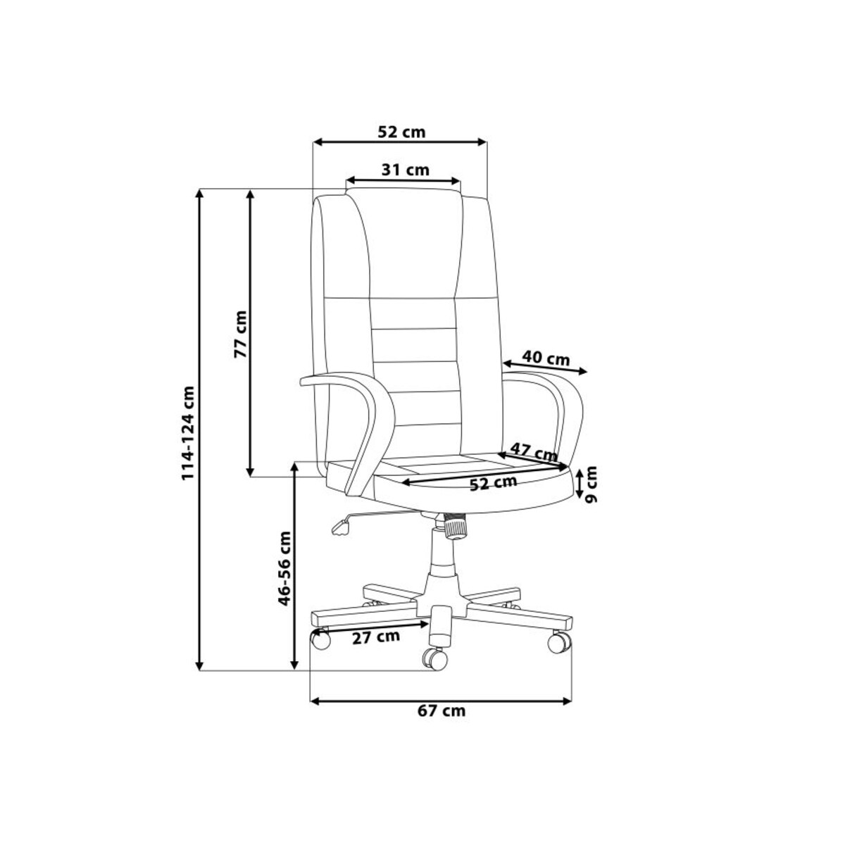Fotel biurowy regulowany z funkcją masażu skórzany beżowy DIAMOND