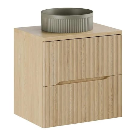 Szafka pod umywalkę NORDIC CREMONA 2S 60cm dąb cremona z umywalką nablatową BEYOND