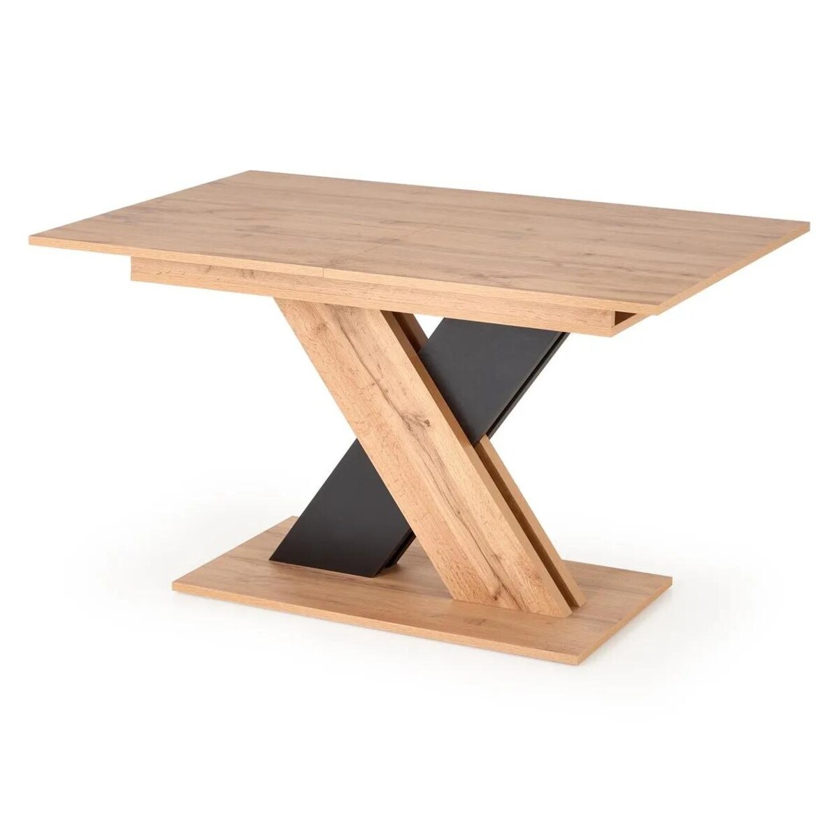 Stół rozkładany XARELTO 130(175)x85 dąb/czarny