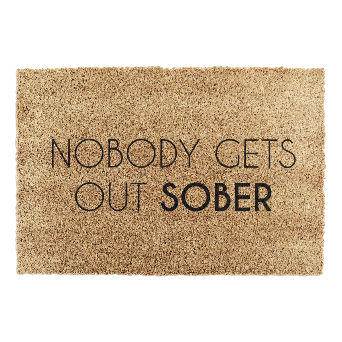 Wycieraczka Nobody Gets Out Here Sober