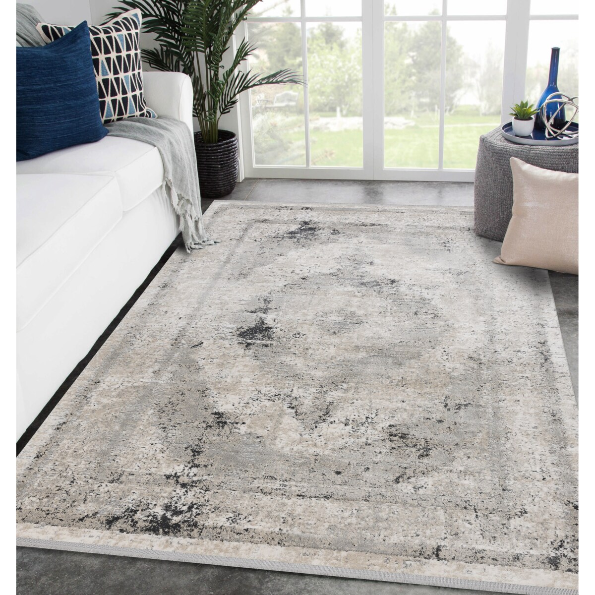 Dywan TULS nowoczesny, strukturalny, frędzle 200x290 cm