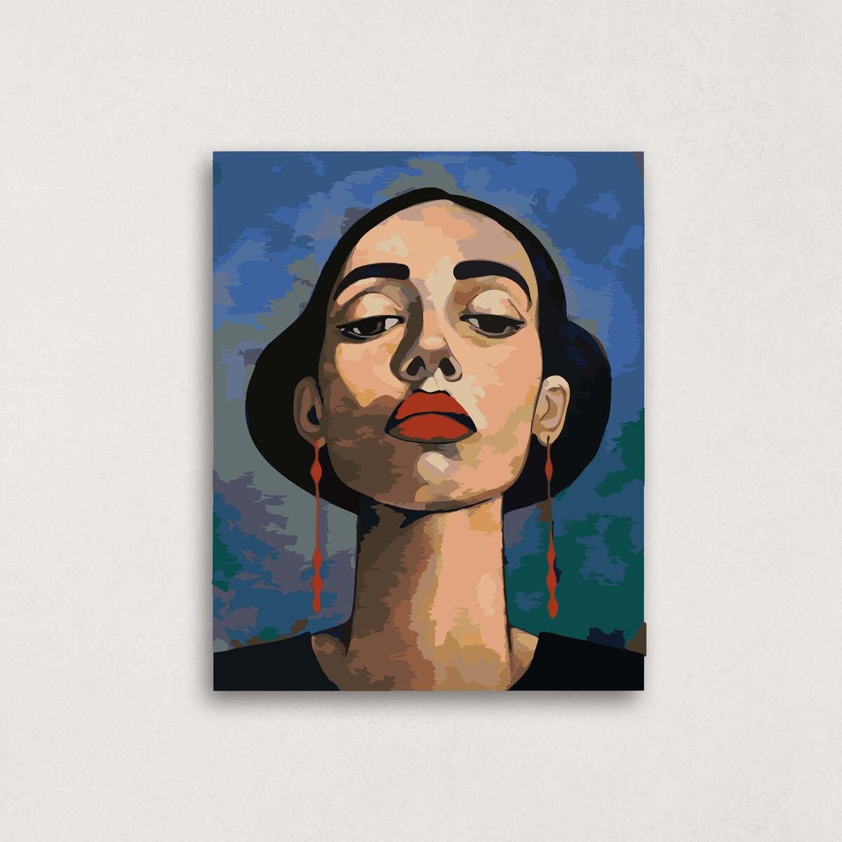 Malowanie po numerach – ELEGANCKA KOBIETA 50x70 cm - Produkt PL