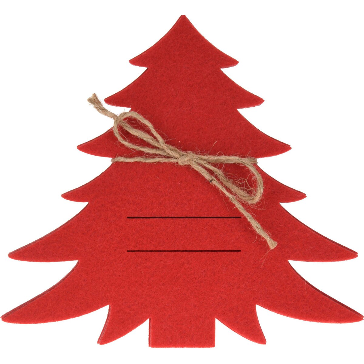 Kieszonki na sztućce świąteczne Choinki, 4 sztuki