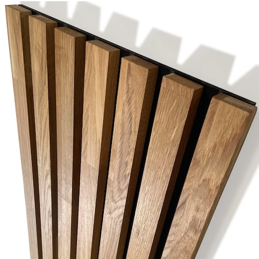 Panele lamelowe dębowe na płycie MDF 100% dąb 40cm