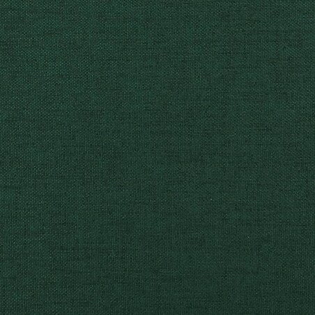 vidaXL Fotel wypoczynkowy, ciemnozielony, obity tkaniną