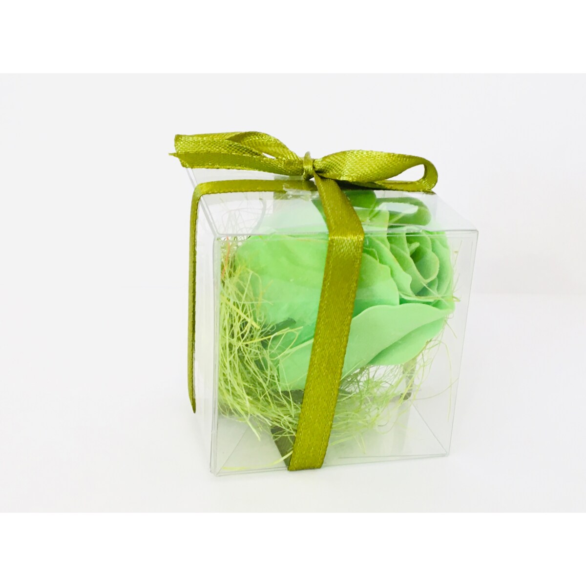 KWIAT MYDLANY w pudełku podziękowania upominek