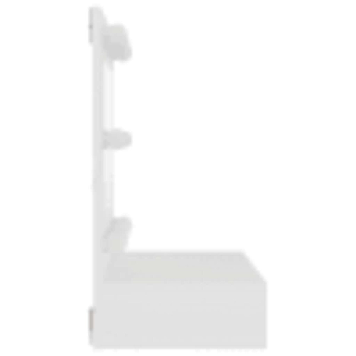 vidaXL Szafka z lustrem i oświetleniem LED, biała, 60x31,5x62 cm