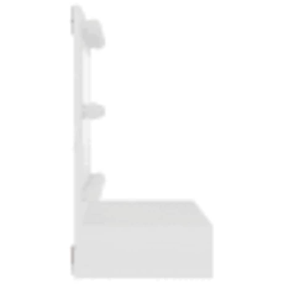 vidaXL Szafka z lustrem i oświetleniem LED, biała, 60x31,5x62 cm