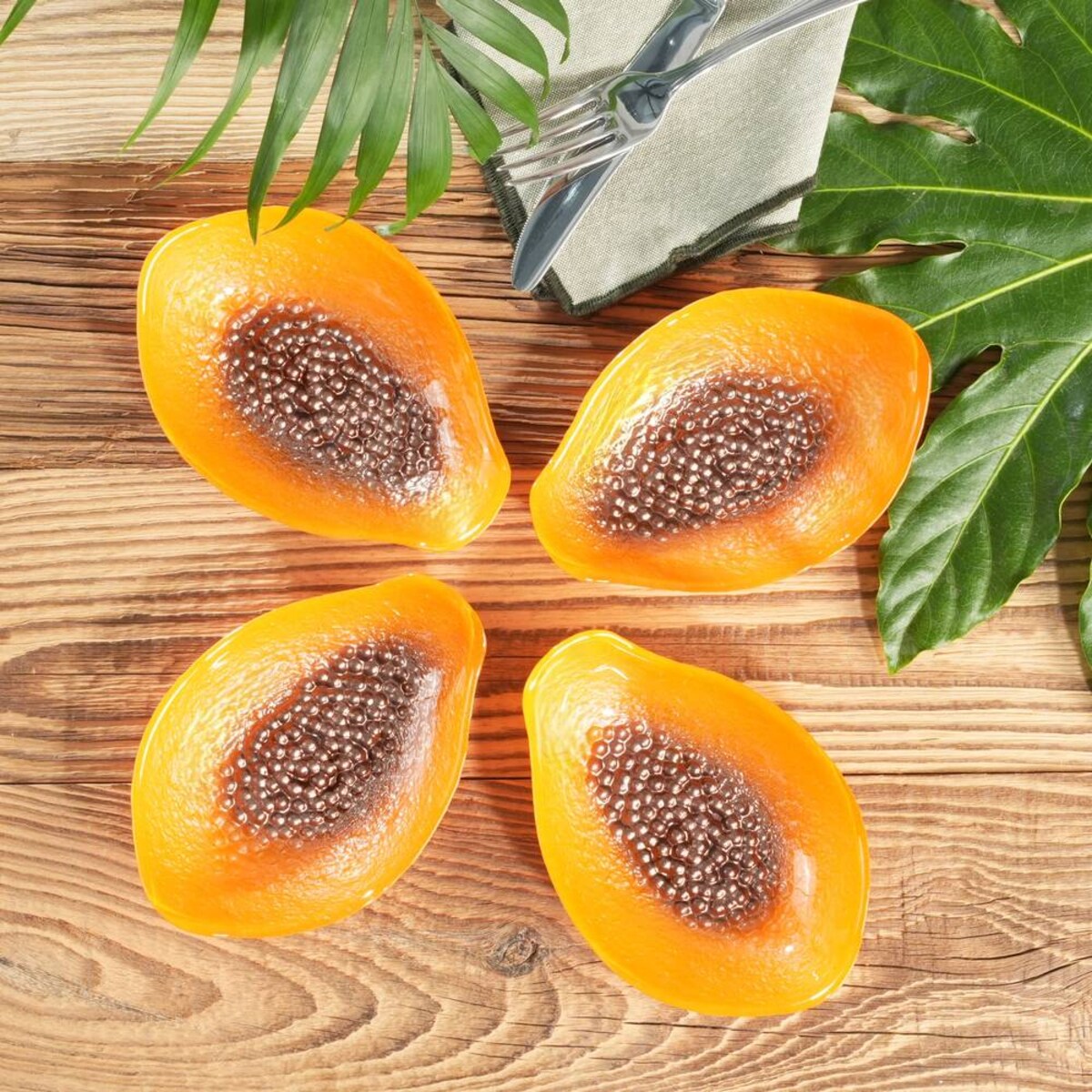 VILLA ITALIA Miseczka szklana 15 cm PAPAJA