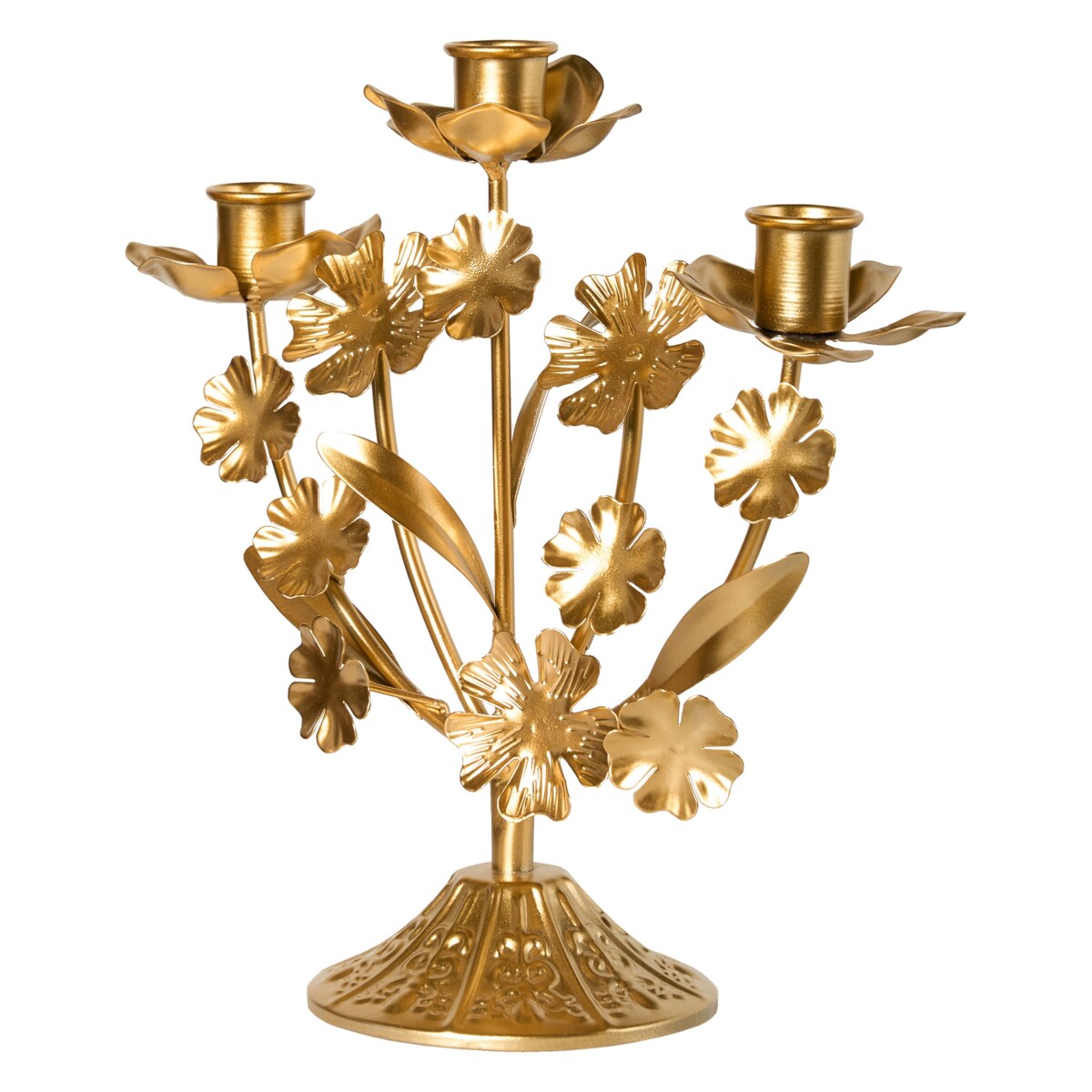 Świecznik RAMADA Metal 25 cm Złoty