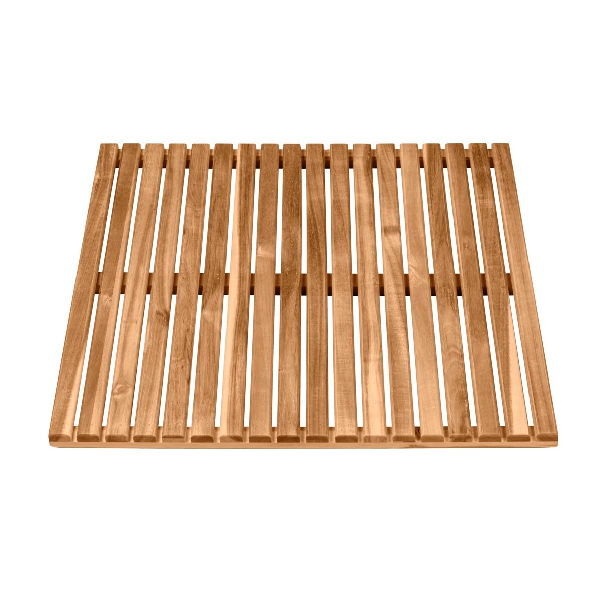 Drewniana mata łazienkowa, akacja, 55 x 55 cm, WENKO