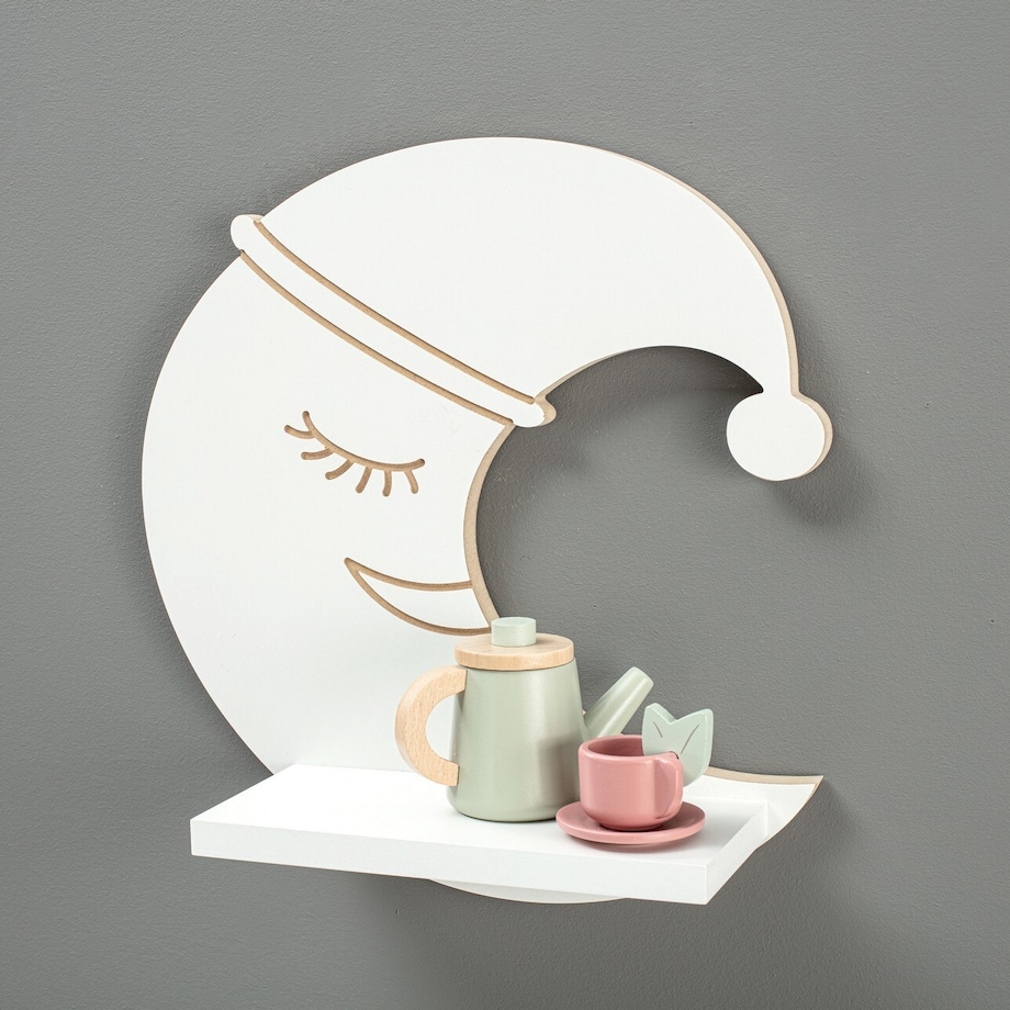 Półka Sweet Moon 38x14x40cm, 38 x 14 x 40 cm