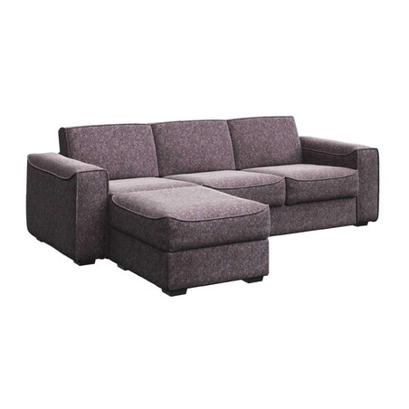 Sofa narożna rozkładana Munro - wrzosowa