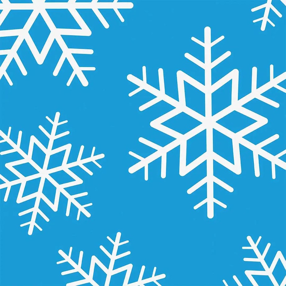 Serwetki świąteczne - Niebieska śnieżynka (2szt.)