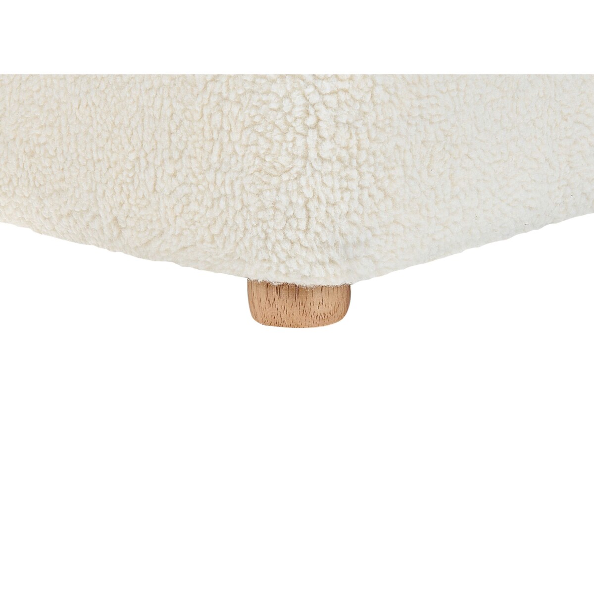 Fotel dziecięcy jednorożec teddy biały LULEA