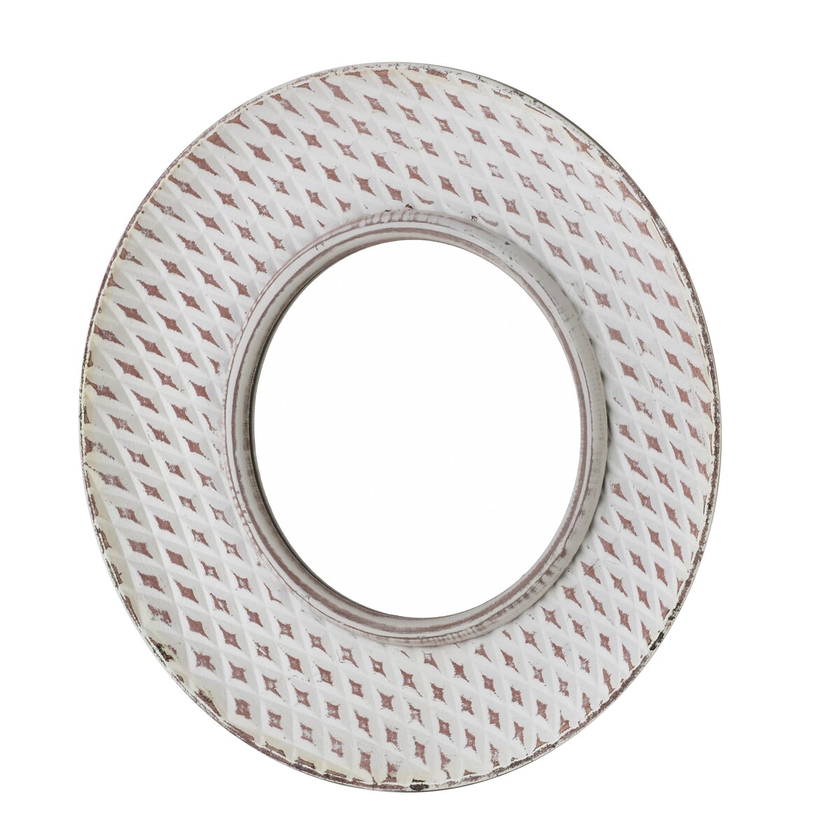 DAZ Lustro ozdobne 34,5x34,5x3cmśrednica lustra: 18cm