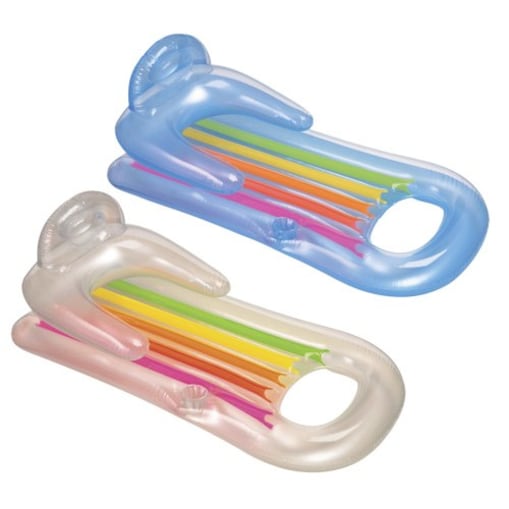 Materac dmuchany fotel do pływania 160x85cm INTEX