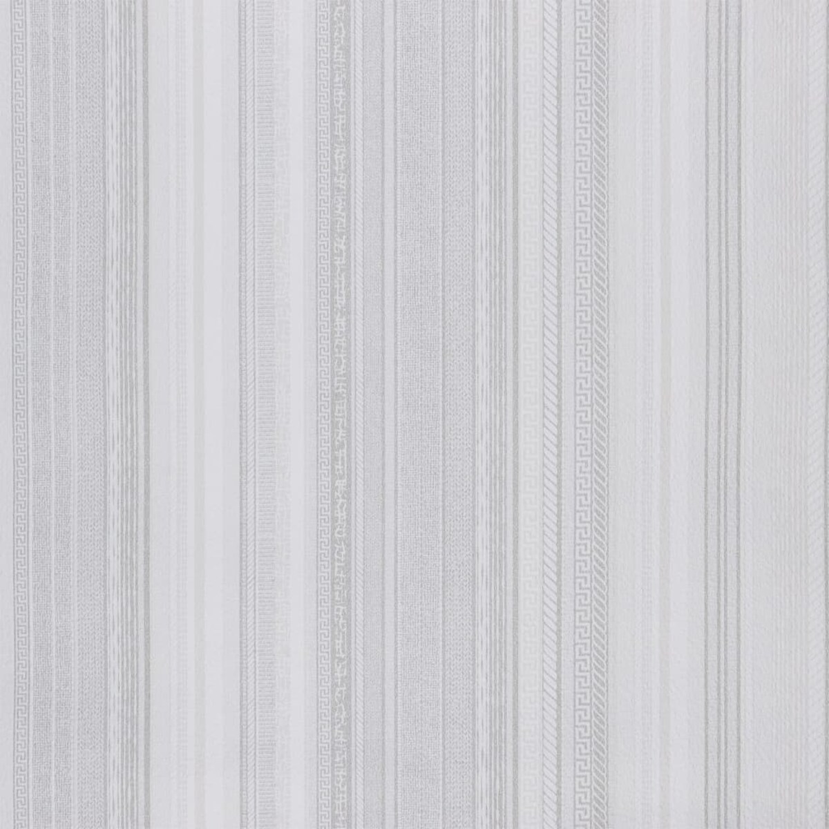 vidaXL Tapeta 3D z wzorem w pasy, szara, 10x0,53 m, flizelina