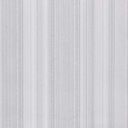 vidaXL Tapeta 3D z wzorem w pasy, szara, 10x0,53 m, flizelina