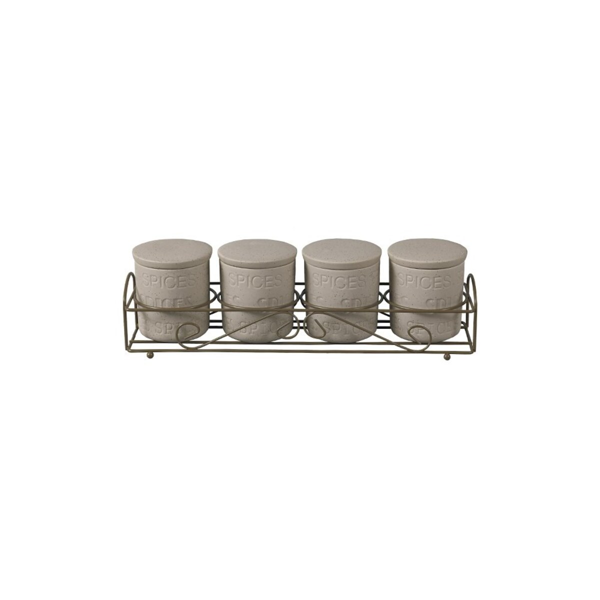 Maestro zestaw 4 pojemników na przyprawy MR2002804CS