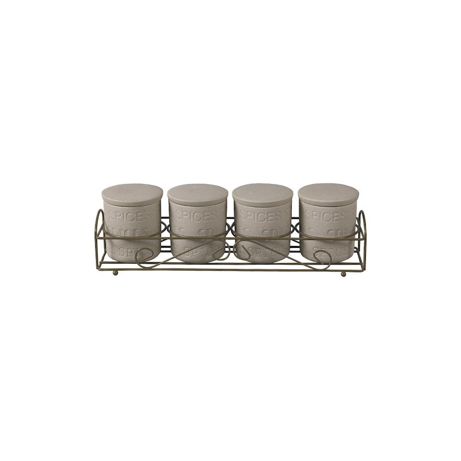 Maestro zestaw 4 pojemników na przyprawy MR2002804CS