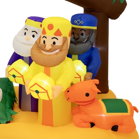 NADMUCHIWANA bożonarodzeniowa Dekoracja Świąteczna dmuchaniec JUMI