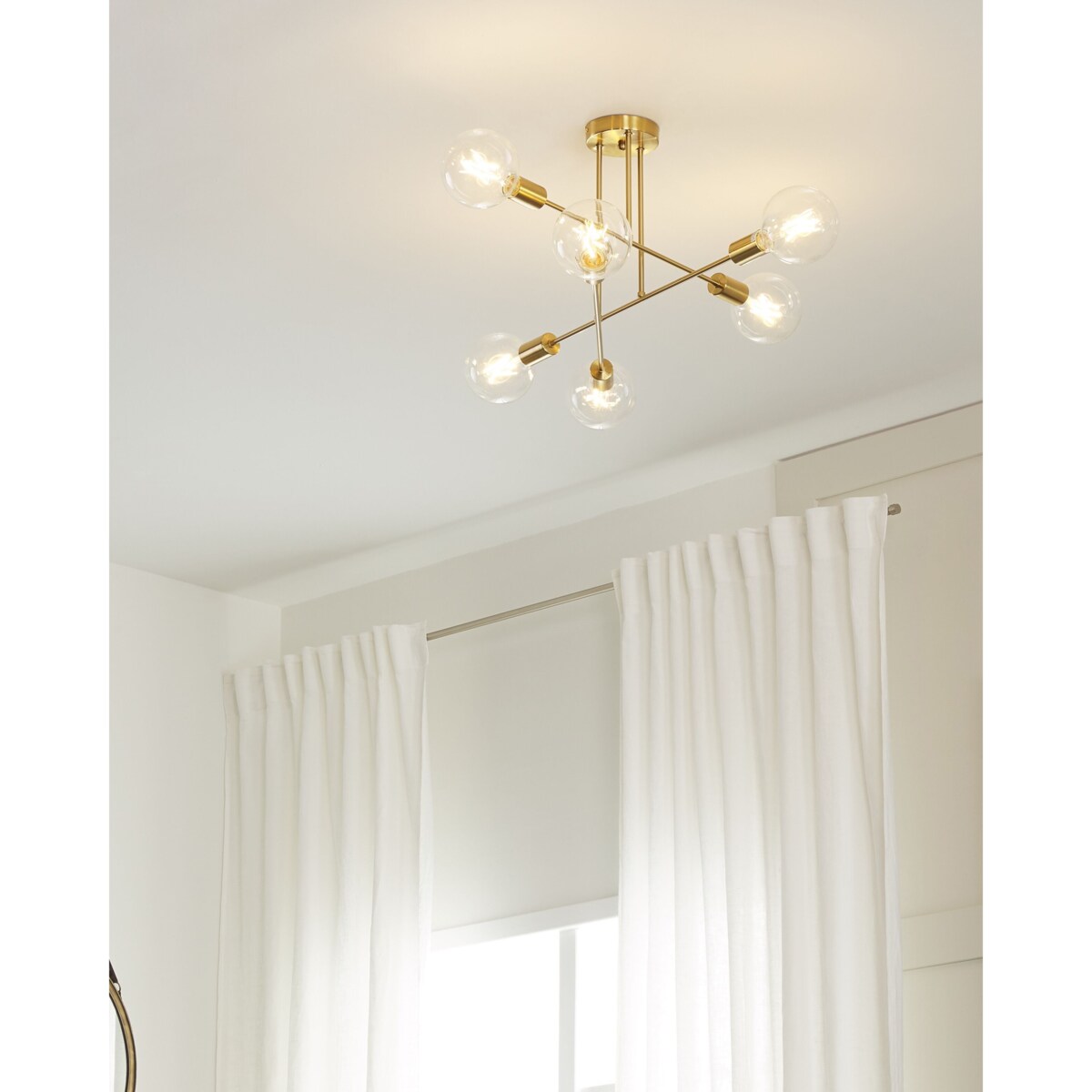 Lampa sufitowa KIDANE Metal Mosiężny